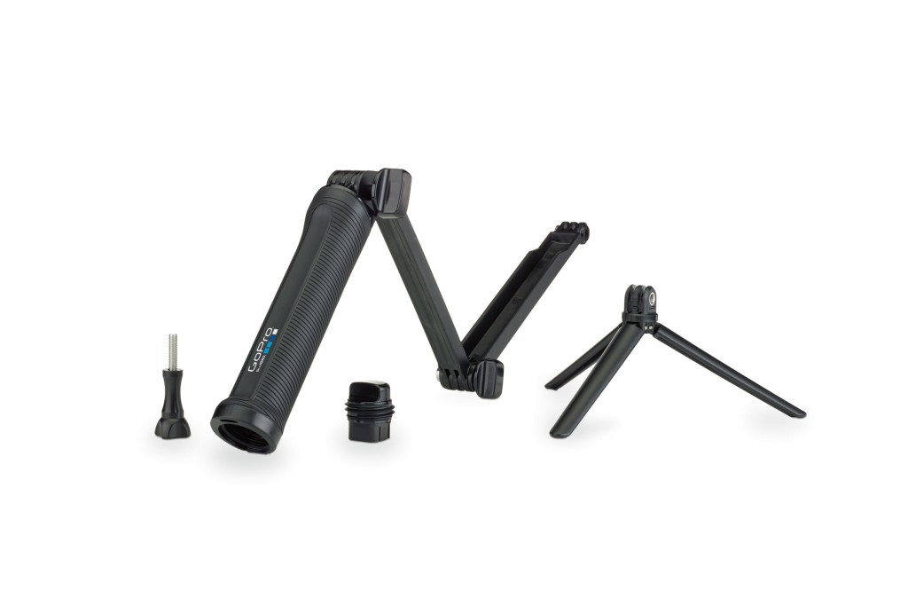 3 Modos: suporte para câmera, extensão de braço e tripé