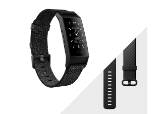Fitbit Charge 4 SPECIAL EDITION (NFC) Reflective granite / black fabric