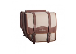 Brinke London Bag eco-leather Brown&Cream